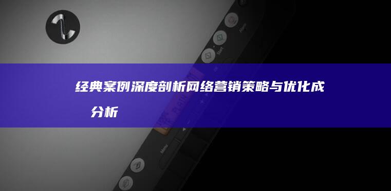 经典案例深度剖析：网络营销策略与优化成效分析报告